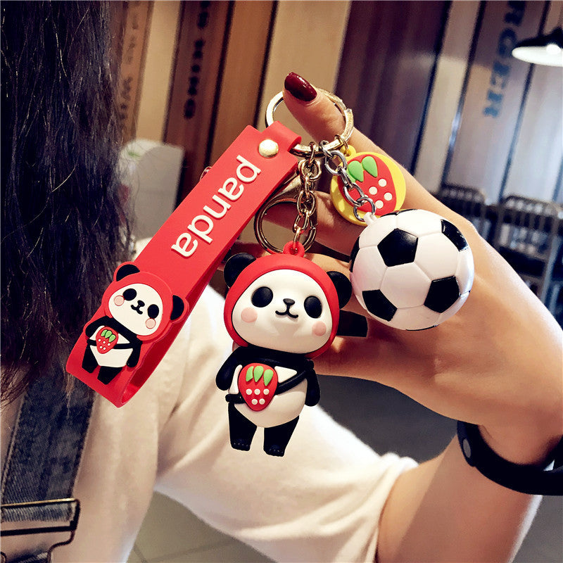 Wholesale Football Cubs PVC Keychains